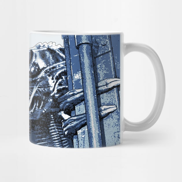 Aliens (1986) APC scene (Scale: 100%) Blue by SPACE ART & NATURE SHIRTS 